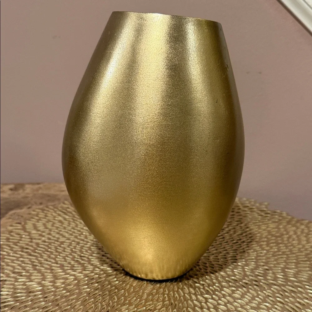 West Elm Organic Metal Vase, Medium